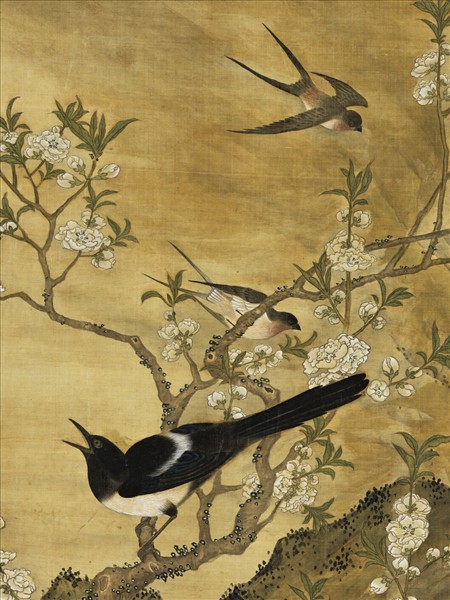 清高其佩花鳥寫生　軸