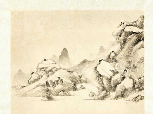 清弘旿溪林清逸　軸