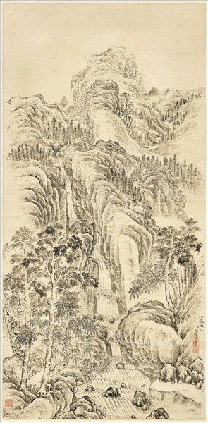 清弘旿川嶽同春　軸