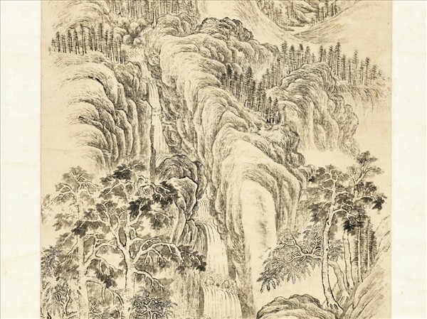 清弘旿川嶽同春　軸