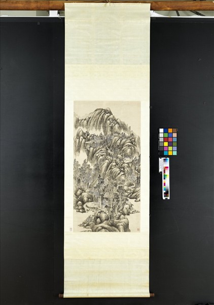 清弘旿林泉幽邃　軸