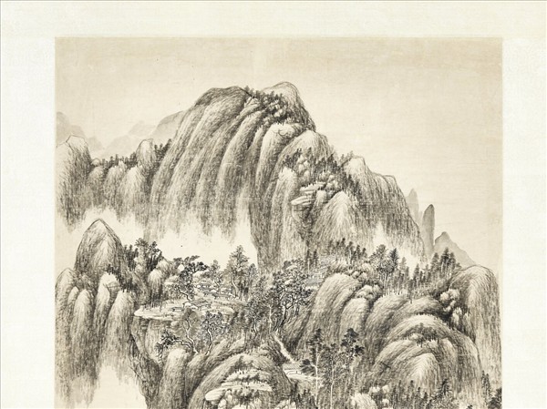 清弘旿林泉幽邃　軸