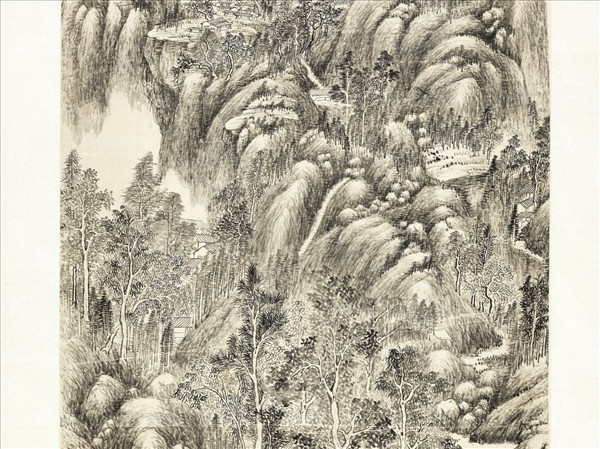 清弘旿林泉幽邃　軸