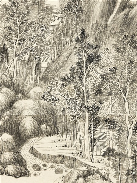 清弘旿林泉幽邃　軸