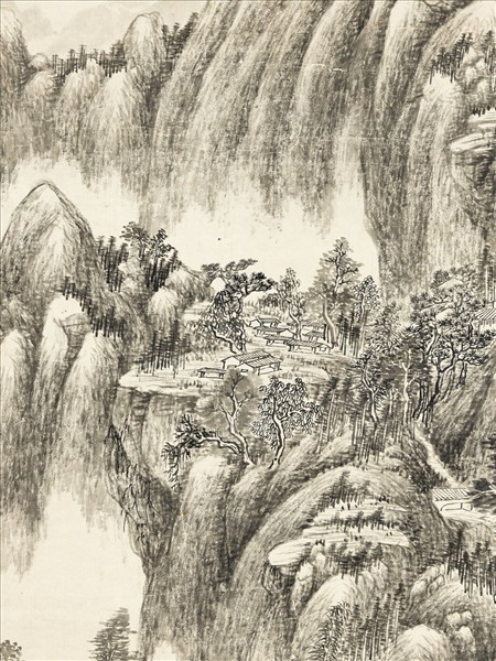 清弘旿林泉幽邃　軸