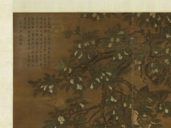 宋人撲棗圖　軸