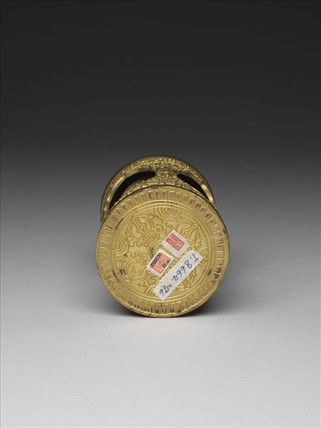 銅鍍金轉經筒（一對）