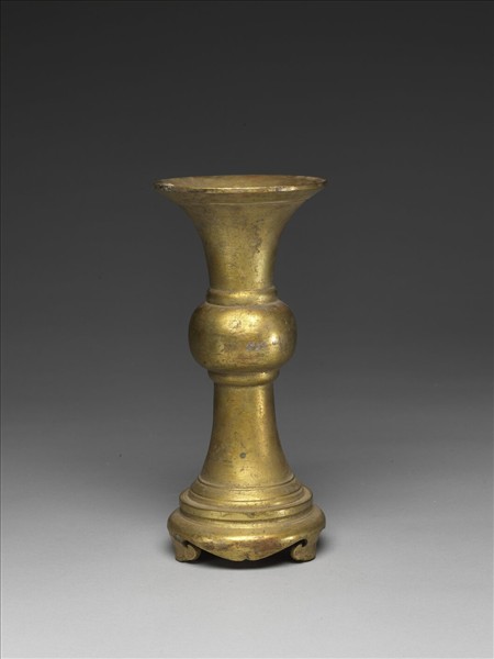 銅鍍金觚