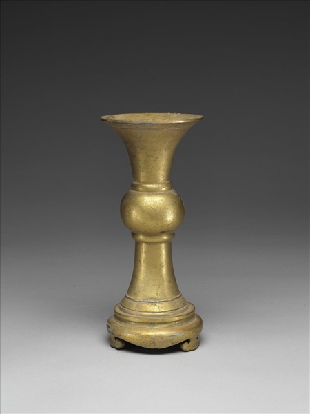 銅鍍金觚