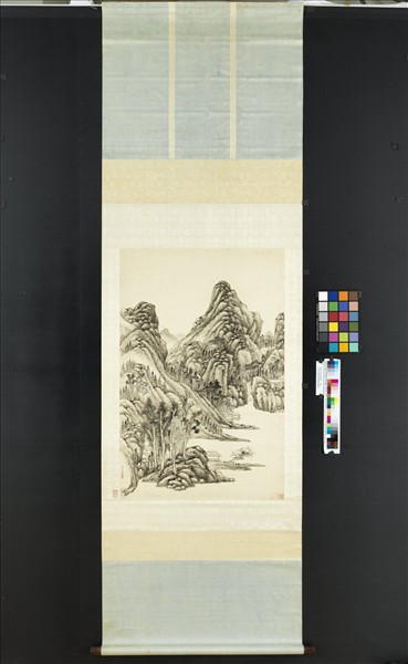 清弘旿林泉幽居　軸