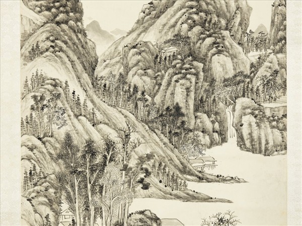 清弘旿林泉幽居　軸