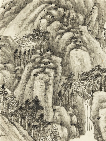 清弘旿林泉幽居　軸