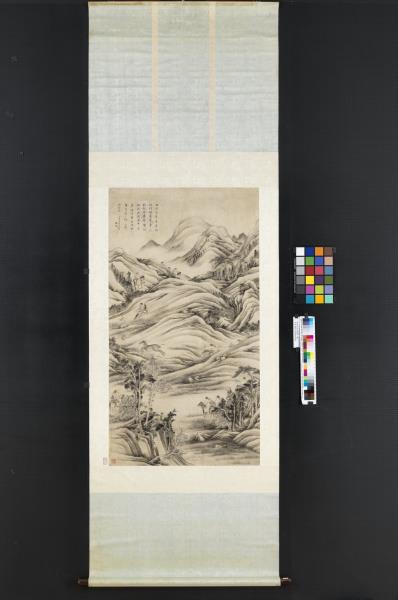 清張若澄合圍圖　軸