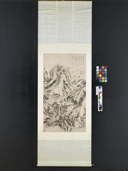 清張若澄罷圍圖　軸