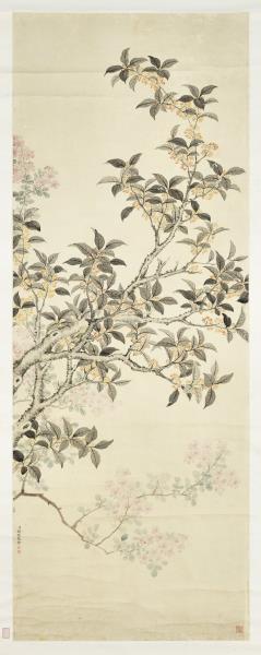 清關槐紫微金桂　軸