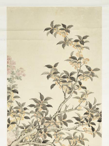 清關槐紫微金桂　軸