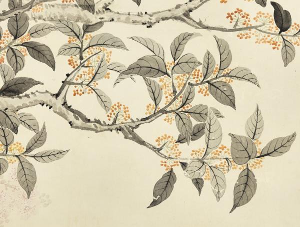 清關槐紫微金桂　軸