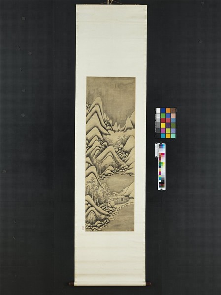 清胡桂雪山蕭寺　軸