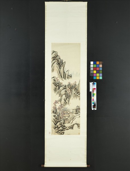 清胡桂楓溪書屋　軸