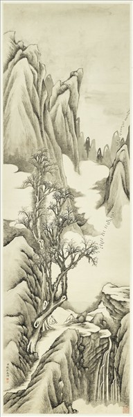 清胡桂秋山琴話　軸