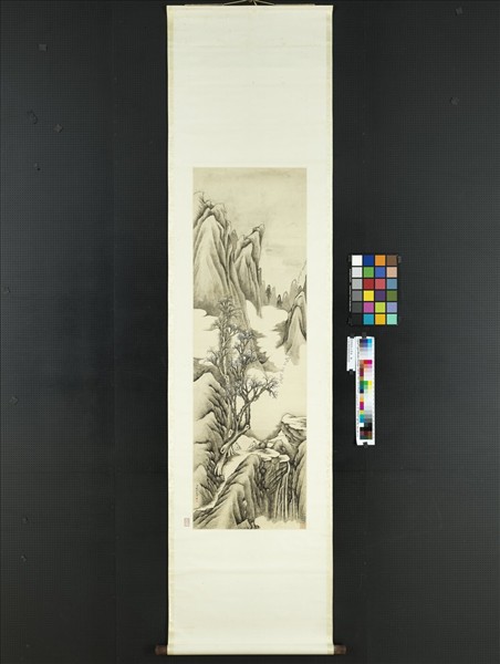 清胡桂秋山琴話　軸