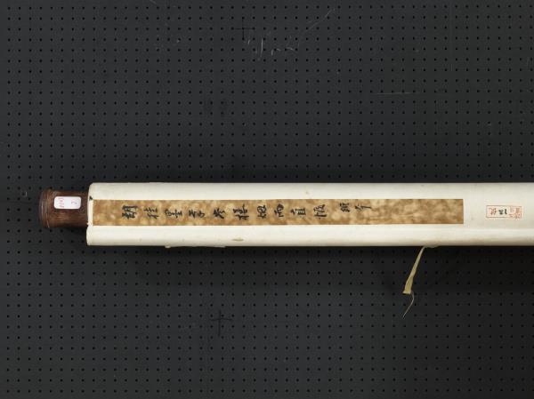 清胡桂岑樓煙雨　軸