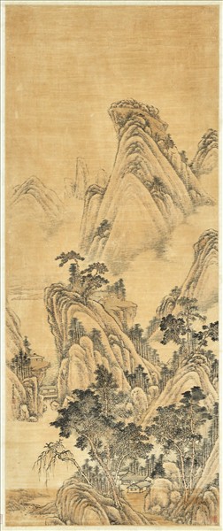 清傅雯山林逸趣　軸