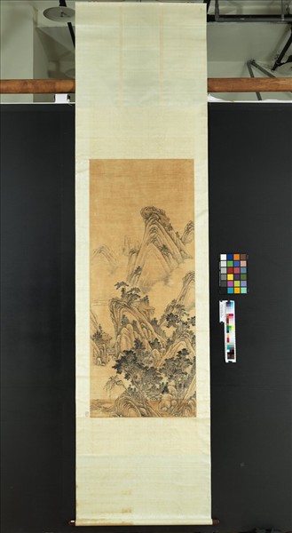 清傅雯山林逸趣　軸