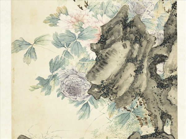 清焦和貴富貴長春　軸