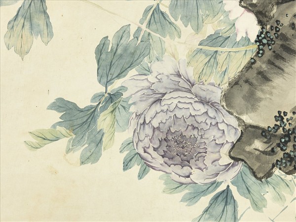 清焦和貴富貴長春　軸