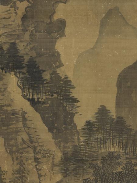 明戴進畫山水　軸