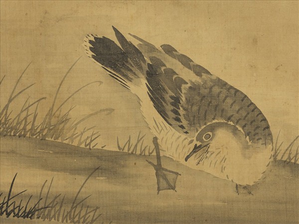 明郭甸寒鴉宿雁　軸