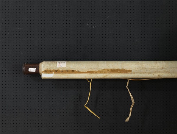 清陳舒天中佳卉　軸