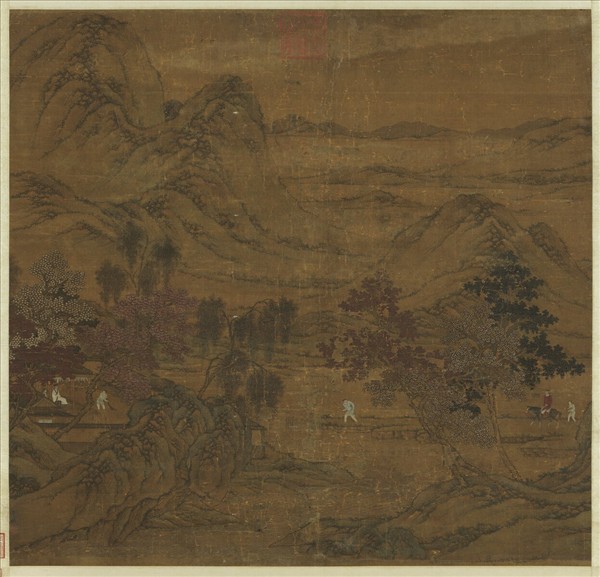 清彥麟畫秋景　軸