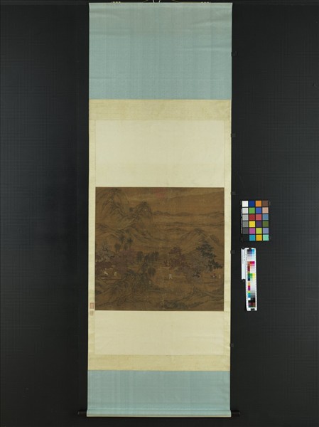 清彥麟畫秋景　軸