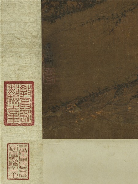 清彥麟畫秋景　軸