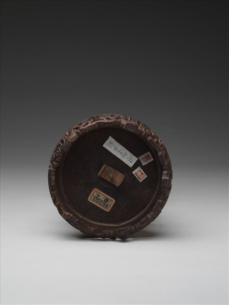 銅鍍金嵌料石八寶