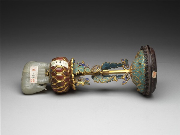 銅鍍金嵌玉七政寶（寶象）