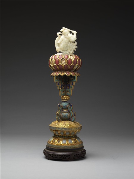 銅鍍金嵌玉七政寶（武將）