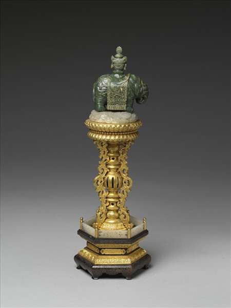 銅鍍金嵌碧玉七政寶-寶象