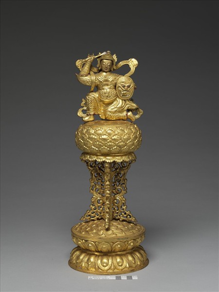 銅鍍金七政寶-武將