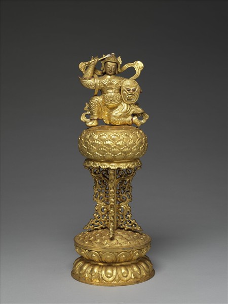 銅鍍金七政寶-武將