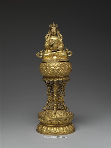 銅鍍金七政寶-財臣