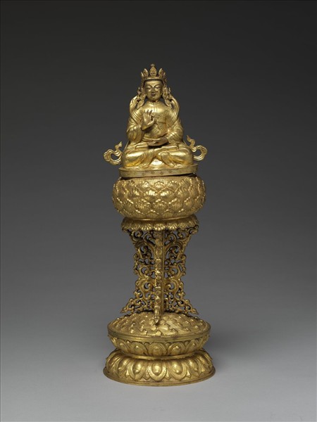 銅鍍金七政寶-財臣