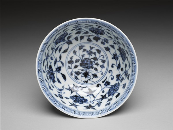 青花蓮紋碗