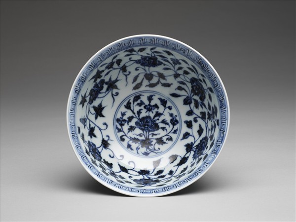 青花蓮紋碗