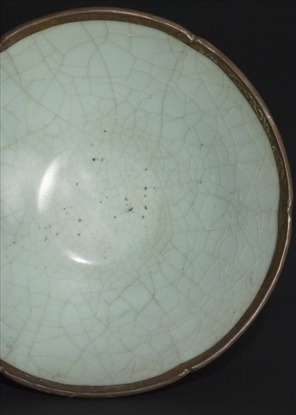 官窯 青瓷葵口碗