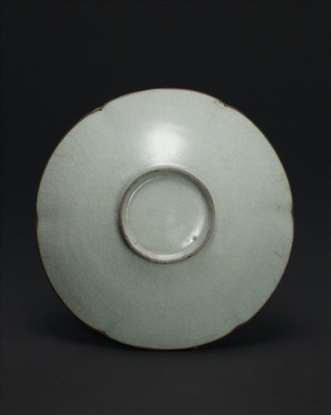 官窯 青瓷葵口碗