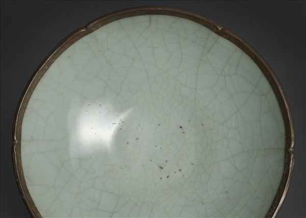 官窯 青瓷葵口碗