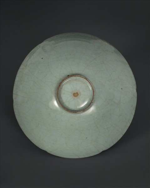 官窯 青瓷葵口碗